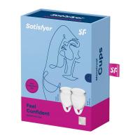 SATISFYER COPA MENSTRUAL FEEL CONFIDENT TRANSPARENTE PACK DE 2 - details 1