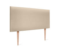 DHOME Cabecero de Polipiel o Tela AQUALINE Liso Cabeceros Cabezal Tapizado Cama Lujo (Beige Polipiel) - details 5
