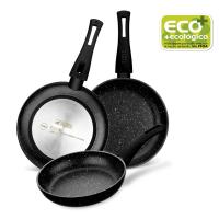 Monix Cosmos - Sartén antiadherente Grill lisa de 24 cm aluminio forjado sin PFOA. Sartenes para cocina de inducción, gas, vitro - details 2