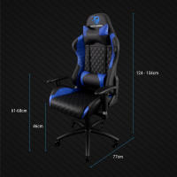 Silla Gaming DeepCommand II con Cojín Lumbar y Cervical, Ruedas de Silicona, Tejido PU Transpirable, Reposabrazos Ajustables DeepGaming - details 6