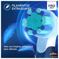 Oral-B Pro Kids cepillo de dientes eléctrico, 1 mango de Spider-Man de Marvel, 1 cabezal, 1 estuche de viaje, apto para niños mayores de 3 años - details 2