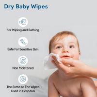 360 Hojas Toallitas secas suaves, paños de limpieza desechables suaves, 6 paquetes de 60 unidades, el tamaño de la toallas desechables seca es de 17 x 20 Cm, se puede utilizar como paños para bebés - details 4