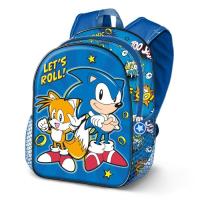THE HEDGEHOG-SONIC MOCHILA 3D 31CM - details 3