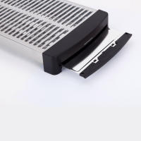 Jata Tostador horizontal grande XXL (35 x 25 cm) con 5 barras de cuarzo, Mueble y parrilla de acero inoxidable, 3 potencias de calor, Bandeja recogemigas extraíble - TT591 - details 2