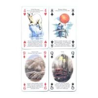 Heritage Playing Card Co Heritage Baraja de Poker Didáctica Inglés Gatos Perros Caballos Animales Mariposas Pájaros Fósiles Especias Peces Frutas Hierbas Faros Árboles Gemas Minerales Delfines Ballenas Setas Insectos Arañas Indios Rosas Salvajes Fauna - details 34