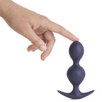 PLUG ANAL DOBLE VIBRADOR MANDO A DISTANCIA COLOR AZUL JUGUETES SEXUALES - details 0