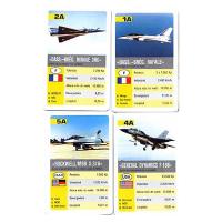 Fournier Baraja infantil de 33 cartas Jets Original del año 1991 Cuartetos Fichas técnicas Juega con las características de los diferentes cazas Aviones Instrucciones en español Serie nostalgia Vintage Retro - details 1