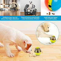 Dispensador de comida y premios para mascotas, juguete interactivo para perro y gatos, pelota para premios para mascotas, huevo rompecabezas divertido, evita la ansiedad por la comida - details 1