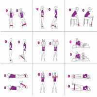 Bandas elásticas para entrenamiento fitness gomas cintas de resistencia de 5 niveles con bolsa de transporte ejercicio en casa, gimnasio, pilates - details 4
