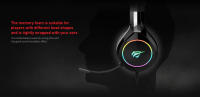Havit HV-H2232D, CascoGaming RGB Casco 2xJack 3.5mm (Incluye adaptador de 2 H a 1 M para consolas)+USB Para Alimentar las luces RGB, Membranas de 50mm, Regulador de Volumen, Espuma con Memoria, Diadema Ajustable, Ideal para PC Consolas y Móviles - details 1