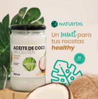 Aceite de Coco Bio Sin Gluten 500 ml NATURITAS  Nutritivo e Hidratante  Ideal para cocinar  Aceite de coco virgen extra - details 1