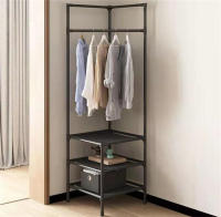Perchero de pie de esquina y Zapatero Pared para Ropa  Estantería ropa estante zapato armario empotrado organizador  zapato armario empotrado organizador Vestíbulo - details 5