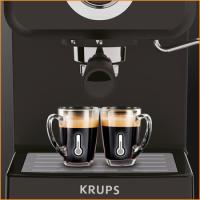 Cafetera Express Krups Opio XP3208, 15 bares presión, calentador taza y espumador de leche - details 0