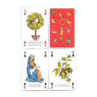 Heritage Playing Card Co Heritage Baraja de Poker Didáctica Inglés Gatos Perros Caballos Animales Mariposas Pájaros Fósiles Especias Peces Frutas Hierbas Faros Árboles Gemas Minerales Delfines Ballenas Setas Insectos Arañas Indios Rosas Salvajes Fauna - details 66