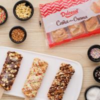 Dulcesol cañas rellenas de crema, cabello de ángel, chocolate...Elige las cañas Dulcesol con el relleno que más te guste envueltas individualmente para disfrutarlas dónde más te apetezca- Cajas de 2 a 2,8 Kg aprox - details 6