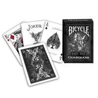 Fournier Bicycle USPCC Baraja poker Guardians Ángeles guardianes Magia Magos Trucos Adultos Acabado especial Oscuro Negro Espectáculo Cardistry Poquer Playa Piscina Camping Noche de fiesta Cartomagia Aprender Fácil Colección Coleccionable - details 2