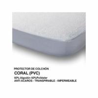 STARLEY-Protector Colchon Impermeable Rizo Funda De Colchón Impermeable Cubierta De Cama Lavable Gruesa Impermeable Doméstico Prt Durabilidad Y Resistencia Blanco 3 Tamaños 90/135/150Cm - details 3