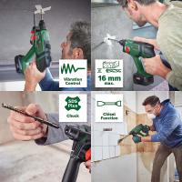 Bosch 06039D6003 Taladro Percutor a Batería Universalhammer 18V (2 Baterías 2,5 Ah, Sistema De 18V; Energía De Impacto De 2 J, SDS Plus, Maletín De Transporte) - details 3