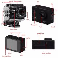 Cámara de Acción para deportes, videocámara deportiva resistente al agua, 4K, Full Hd, Go Pro, casco subacuático, Dv, cámara de píxeles para fotos - details 5