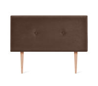 DHOME Cabecero de Polipiel o Tela Acualine Liso con Botones Tapizado Colores Cabezal Lujo Cama Dormitorio Moderno Acolchado (Marrón Tela) - details 8