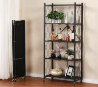 Estantes plegables para cocina microondas , organizador de salón de baño, estantería de almacenamiento de metal libro juguete, estantería para con ruedas ,ESTANTERIA MICROONDA DE METAL negro o blanco - details 5