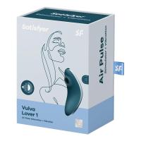 SATISFYER SUCCIONADOR DE CLÍTORIS Y VIBRACIÓN VULVA LOVER 1 COLOR AZUL JUGUETES SEXUALES - details 1