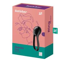 Satisfyer Anillo para el Pene Modelo Majestic Duo Vibrador Color Negro Juguetes Sexuales Sexshop - details 1