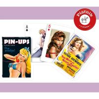 Piatnik Baraja de poker de 54 cartas Pin-Ups Pin ups Mitos del cine años 50 y 60 Películas Actrices Fotgrafías y dibujos de Bolles Petty Vargas Elvgren Juego mesa Jugar Adultos Colección Coleccionable Poquer - details 6