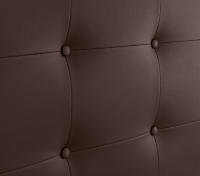 DHOME Cabecero Capitone Tapizado Polipiel o Tela Acualine con 8cm de Grosor Cabezales de Cama Acolchado Capitoné Cabeceros de Cama (Chocolate Polipiel) - details 4
