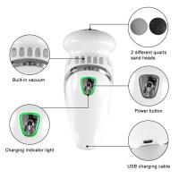 SANDALFON Eliminador de Callos de Vidrio con Aspiradora Recargable de 2 Velocidades para Pies Suaves y Sedosos - details 3