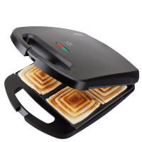 Jata Sandwichera Familiar para 4 Sándwiches con Placas Antiadherentes Libre de PFOA Sellado Perfecto Almacenaje vertical Tostado Rápido y Uniforme SW546/SW551 - details 1
