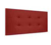 DHOME Cabecero Capitone Tapizado Polipiel o Tela Acualine con 8cm de Grosor Cabezales de Cama Acolchado Capitoné Cabeceros de Cama (Rojo Polipiel) - details 0
