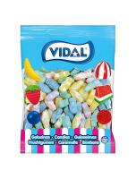 Vidal Jelly Babies en bolsa de 1 Kg - Sabroso y divertido surtido de ositos de diversos olores y colores - Sabor Limón, Naranja, Grosella y Fresa - Con cobertura de azúcar - Tamaño grande - Sin gluten y sin grasa - details 2