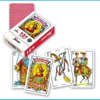 Fournier Baraja española 40 cartas Liliput modelo 131 enana miniatura cartas tradicionales Reverso rojo Coleccionable Coleccionista Tute Mus Brisca Ideal para hacer solitarios o jugar al bingo De bolsillo De viaje - details 6
