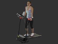 Bonplus BP Cinta de Correr Plegable, Velocidad 12 Km/h, Cinta de Andar Eléctrico, APP Incluida,  3 Niveles de inclinación, Pantalla LCD, Soporte Móvil, Altavoces Incluidos con Puerto USB, Puerto MP3, 2 Portabotellas, Peso MAX 100 Kg - details 3
