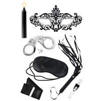 TOYJOY KIT INICIACIÓN FETISH DREAM SET JUGUETES SEXUALES ESPOSAS LATIGO VIBRADOR ANTIFAZ - details 0