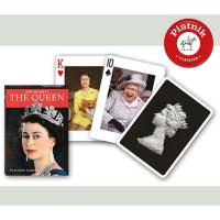 Piatnik Baraja de poker de 55 cartas de la Reina Elizabeth de Inglaterra 90 cumpleaños Realeza inglesa Juego mesa Jugar Adultos Colección Coleccionable Poquer - details 1
