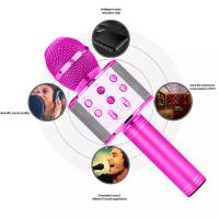 Micrófono inalámbrico profesional con Bluetooth, altavoz de mano, micrófono de Karaoke, reproductor de música KTV, grabadora de canto - details 3