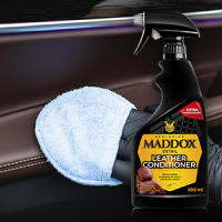 Maddox Detail - Leather Conditioner - Acondicionador de Cuero y Piel, Hidratante de Cuero. Interior del Coche Nuevo. Producto Profesional, 500 ml. Limpiador Tapiceria Coche. - details 2