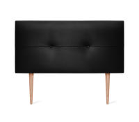 DHOME Cabecero de Polipiel o Tela AQUALINE Pro cabeceros Cabezal tapizado Cama Lujo (Negro Polipiel) - details 8
