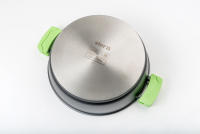 VIER Cacerola 32cm Aluminio Fundido Antiadherente Full Induction Asas Silicona - details 1