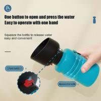 Botella de agua portátil de 500ML para perro, taza para mascotas, comedero plegable para mascotas, bebedero de viaje al aire libre, tazón para beber para cachorros, novedad - details 3