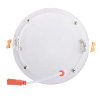PLACA BM LED CIRCULAR SUPERSLIM MARCO BLANCO 6W LUZ BLANCA 6000-6500K 600 LUMENES - details 2