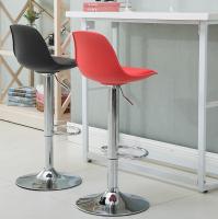 Silla giratoria de Bar alta ajustable, asiento nórdico moderno, elevador de escritorio frontal con taburete alto, respaldo de moda, silla de Bar con patas de Metal de estilo nordic,sillas de comedor - details 4