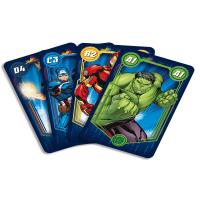 Fournier Cartamundi Shuffle Baraja de 33 cartas Vengadores Héroes Marvel 4 juegos en 1 Juego mesa Jugar Cuartetos A partir de 4 años De 2 a 4 jugadores Partidas de 10 minutos Producto oficial Familia Amigos Cine Fantasía Multi idioma - details 2