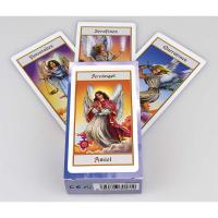 Fournier Tarot de los Ángeles y arcángeles 78 cartas 22 arcanos mayores y 56 menores Instrucciones en español portugués francés e inglés Adultos Juego mesa Jugar Esotérico Esoterismo Aprender Cartas fáciles Fácil Tirada Adivinatorio - details 3