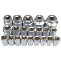 JUEGO LLAVE DE VASOS 12 CARAS PARA CARRACA 1/2" 8 MM A 36 MM 21 PIEZAS - details 1