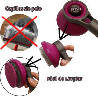 SANDALFON Cepillo para Mascotas Autolimpiable para Perros y Gatos - Herramienta de Estilismo Lavable para Quitar Exceso de Pelos y Enredos - Cuidado del Cabello - details 1