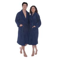 Albornoz Unisex Baño Merca9 - Ropa Mujer Algodón 450gr - Bata Corta en Rizo de Felpa - Suave y Absorbente - Regalos para Mujer y Chica Adolescente - details 2