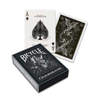 Fournier Bicycle USPCC Baraja poker Guardians Ángeles guardianes Magia Magos Trucos Adultos Acabado especial Oscuro Negro Espectáculo Cardistry Poquer Playa Piscina Camping Noche de fiesta Cartomagia Aprender Fácil Colección Coleccionable - details 4